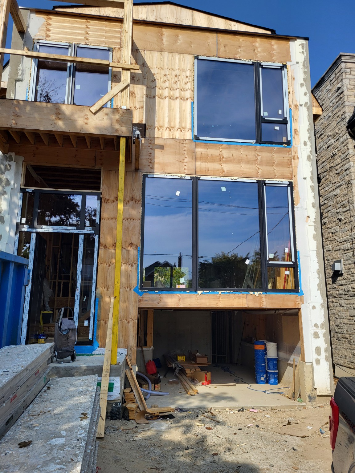 Residential window installation